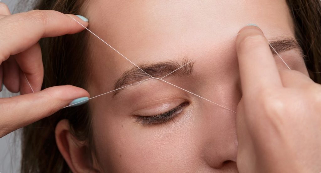 eyebrow threading