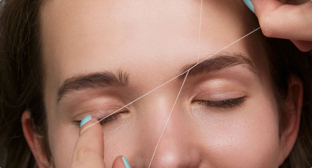 eyebrow threading