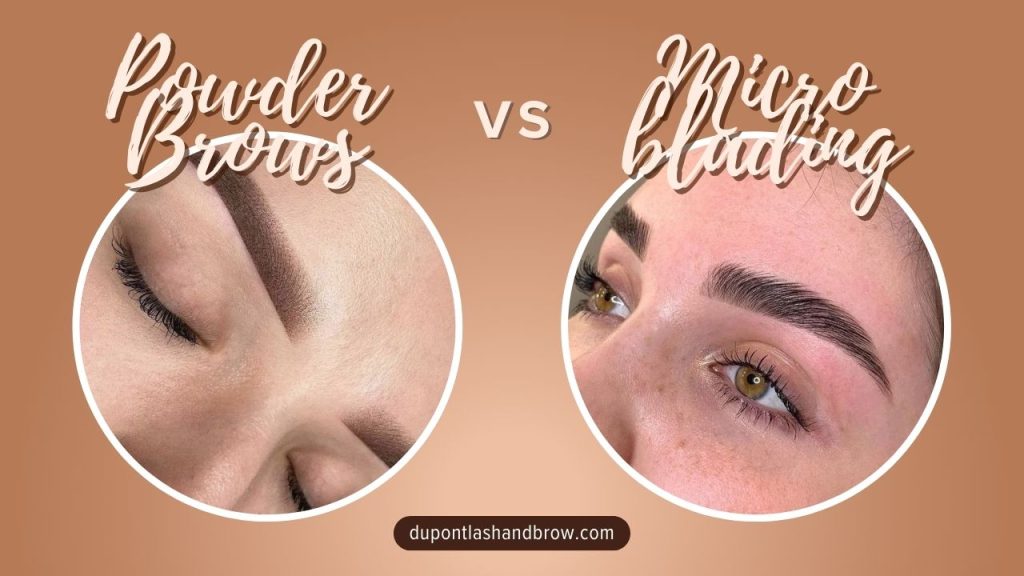 powder brows vs microblading