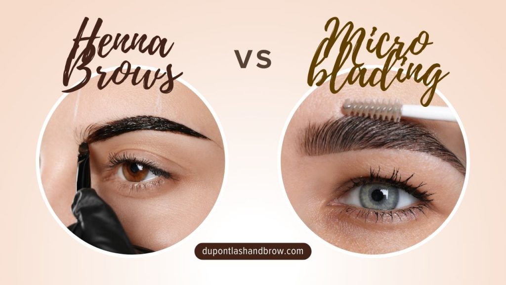 henna brows vs microblading