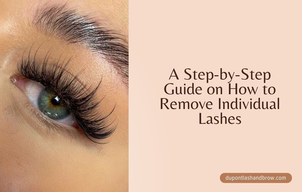 A Step-by-Step Guide on How to Remove Individual Lashes