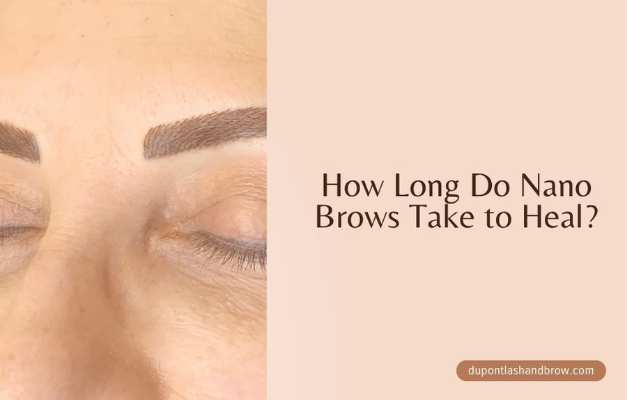 nano brows healing time